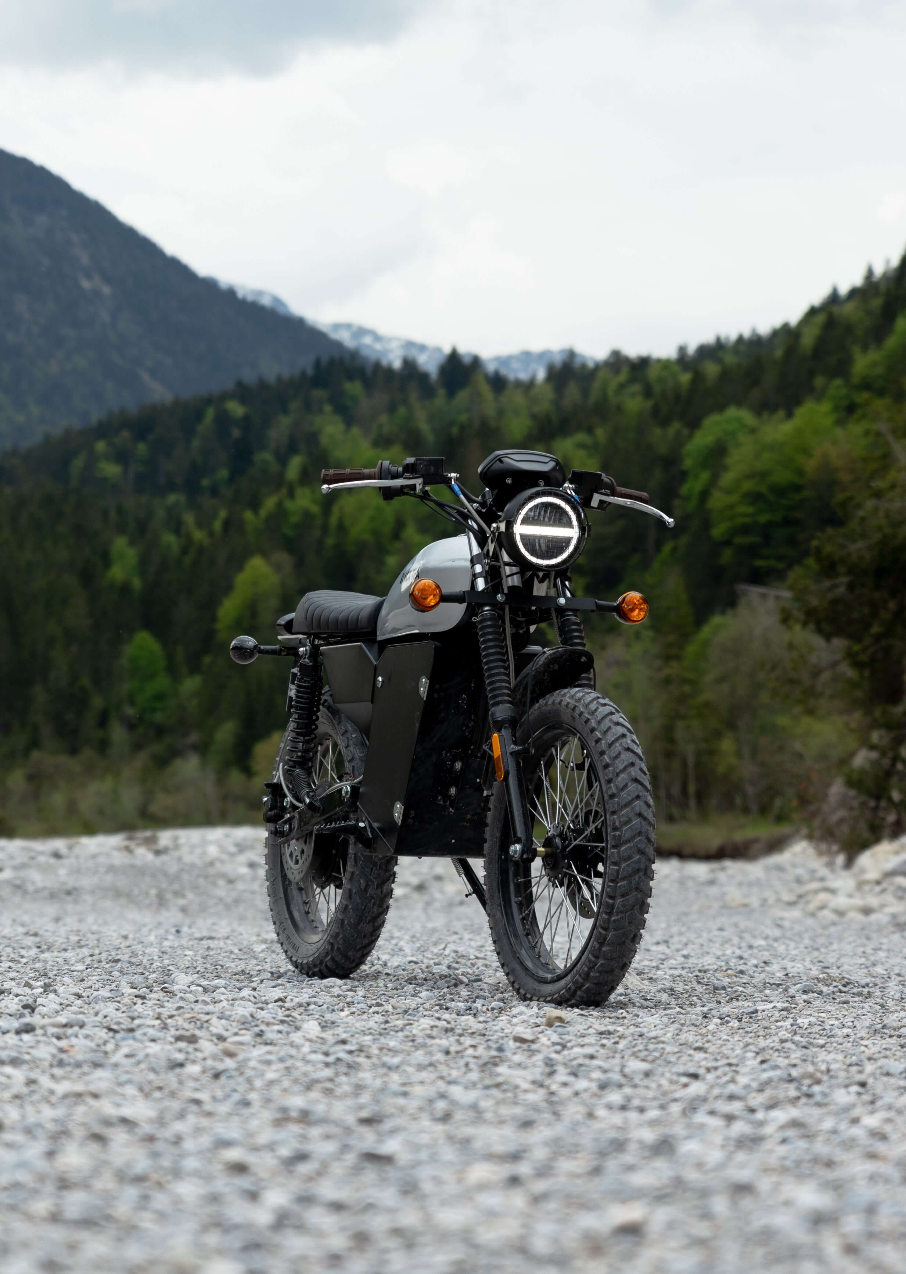 Electric Vintage Motorcycle