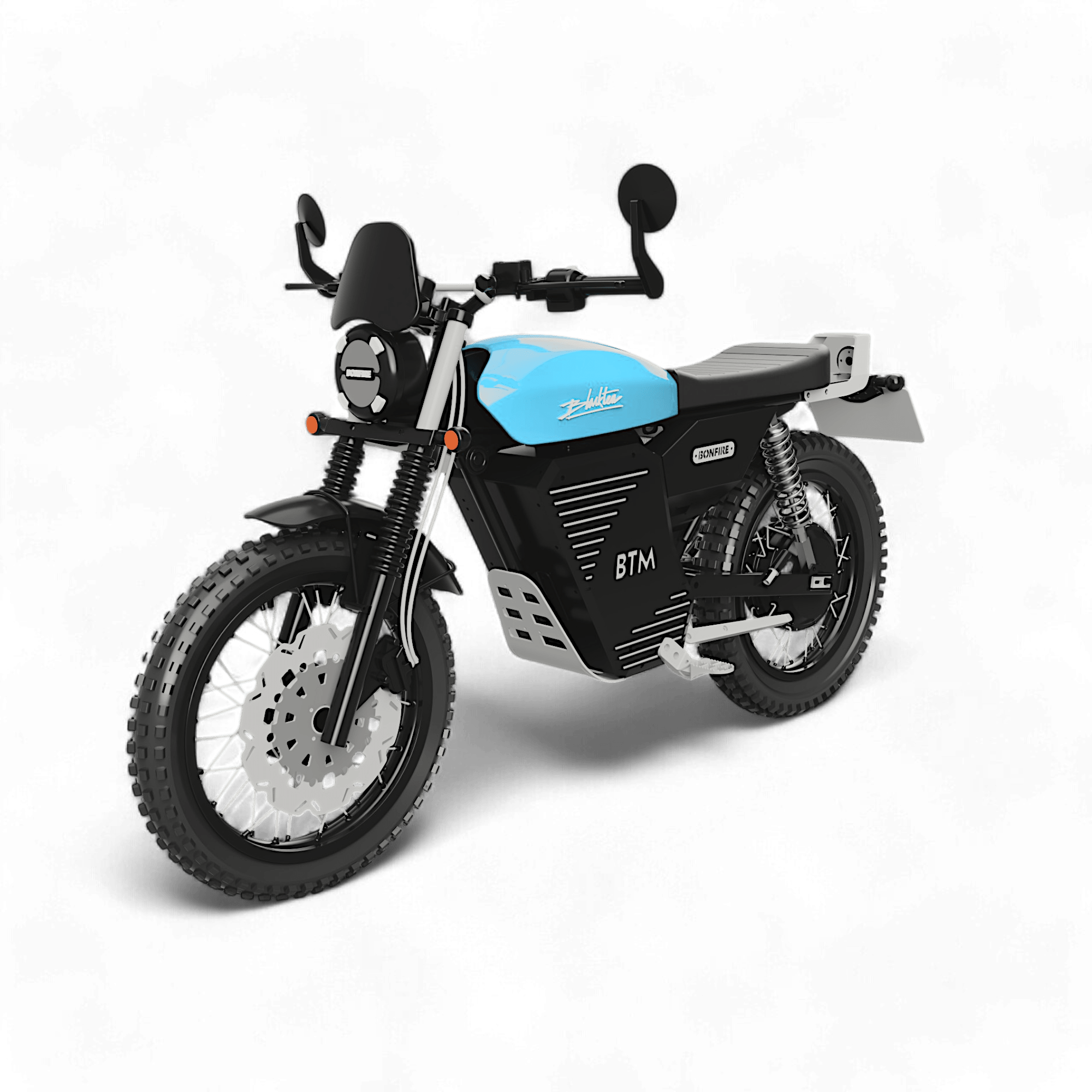 Bonfire 45 - Black Tea Motorbikes - Electric motorcycles made in Germany